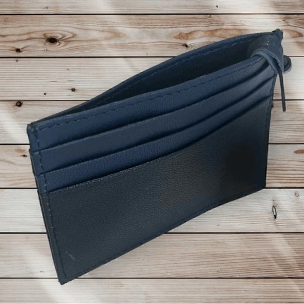 Calvin Klein Card‎ & Cash Holder Blue & Black New